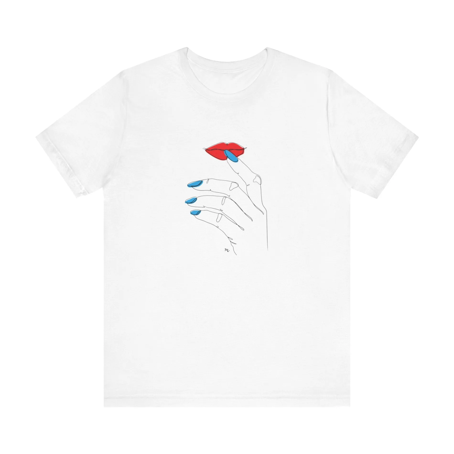Nail Line Art - Short Sleeve T-shirt