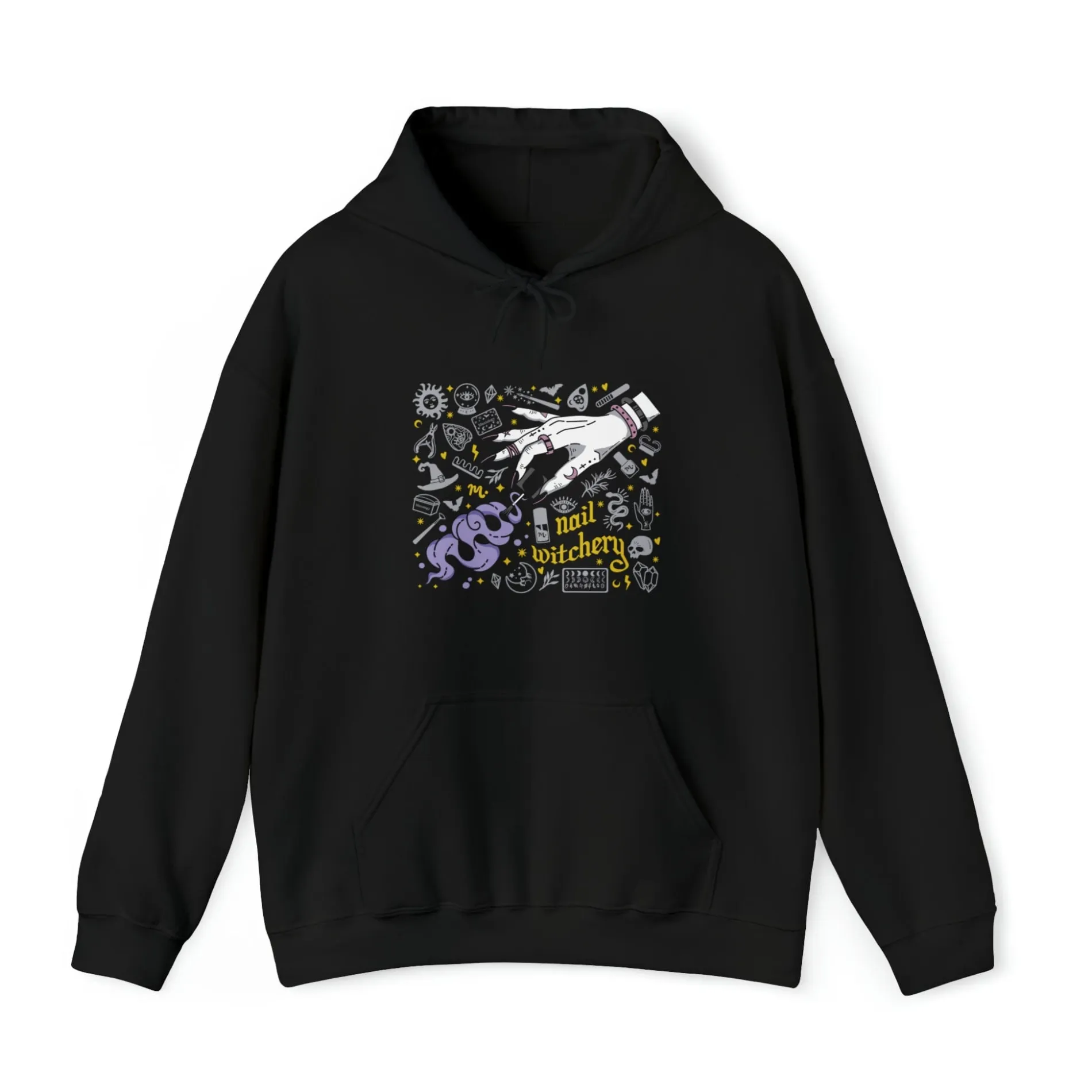 Nail Witchery - Heavy Blend Hoodie Sweatshirt