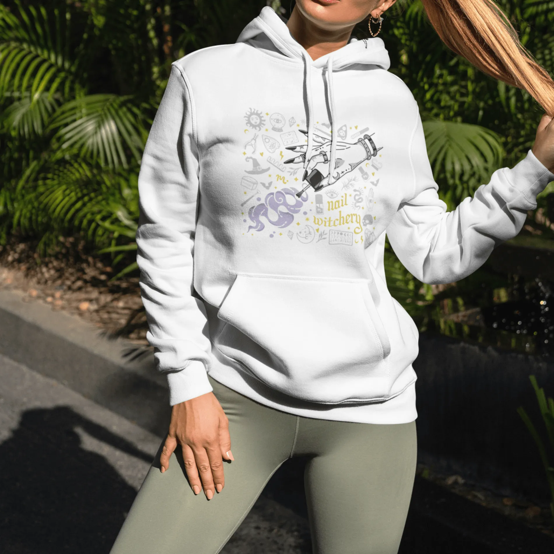 Nail Witchery - Heavy Blend Hoodie Sweatshirt