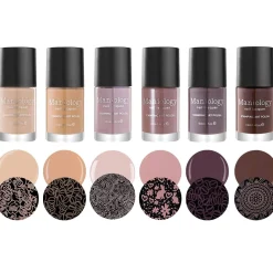 Naturel: 6-Piece Neutral Stamping Polish Set