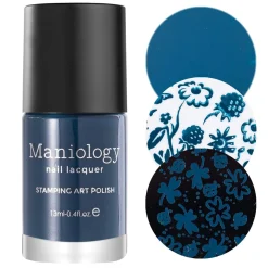 Night Forest: Dusk (B300) Dark Blue Stamping Polish