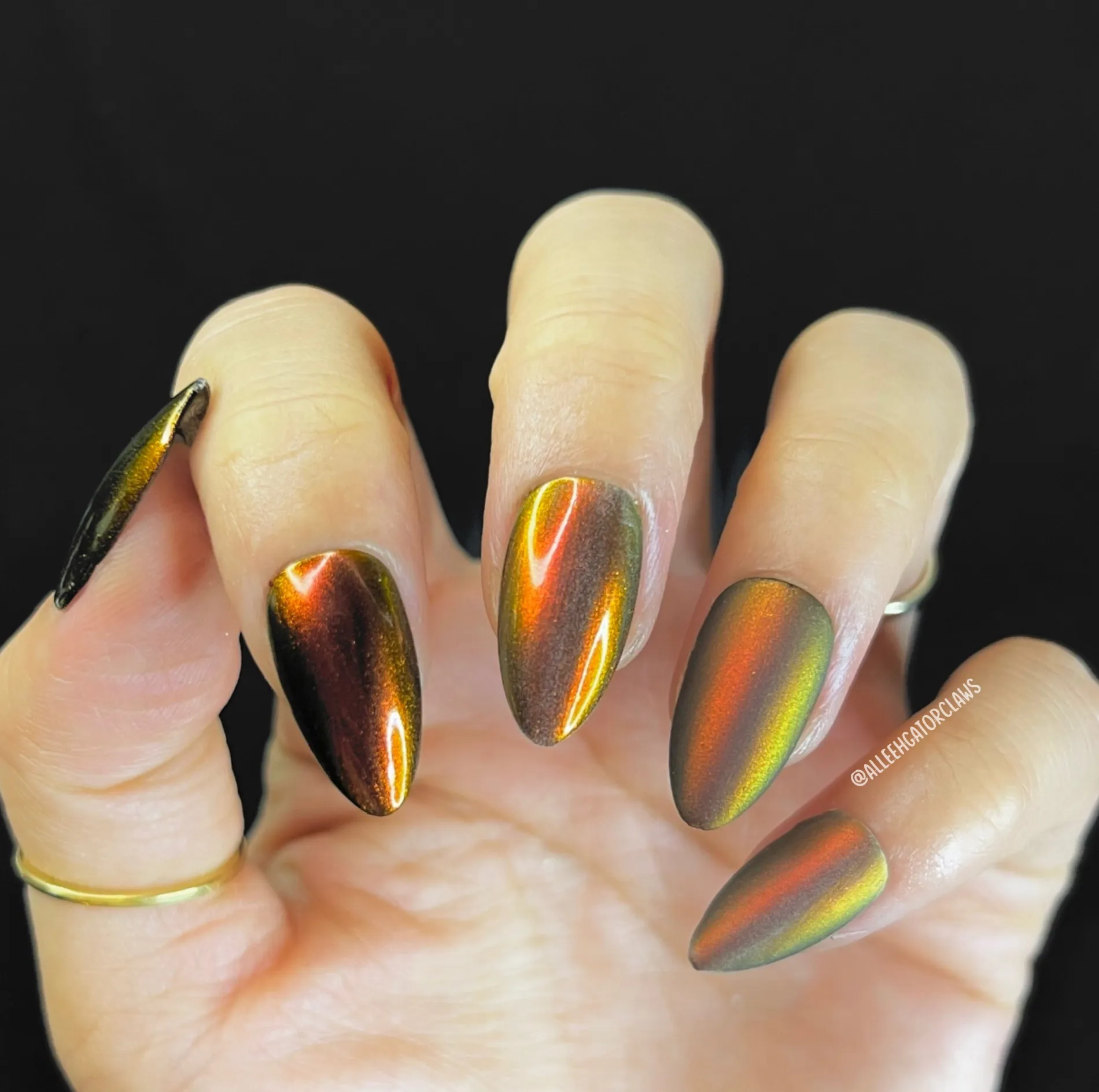 Night Out: Studio 54 (P134) - Brown Duochrome Nail Polish