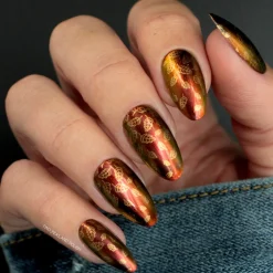Night Out: Studio 54 (P134) - Brown Duochrome Nail Polish
