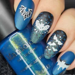 Nightshade: Moonwake (B528) - Teal With Gold Shimmer Stamping Polish