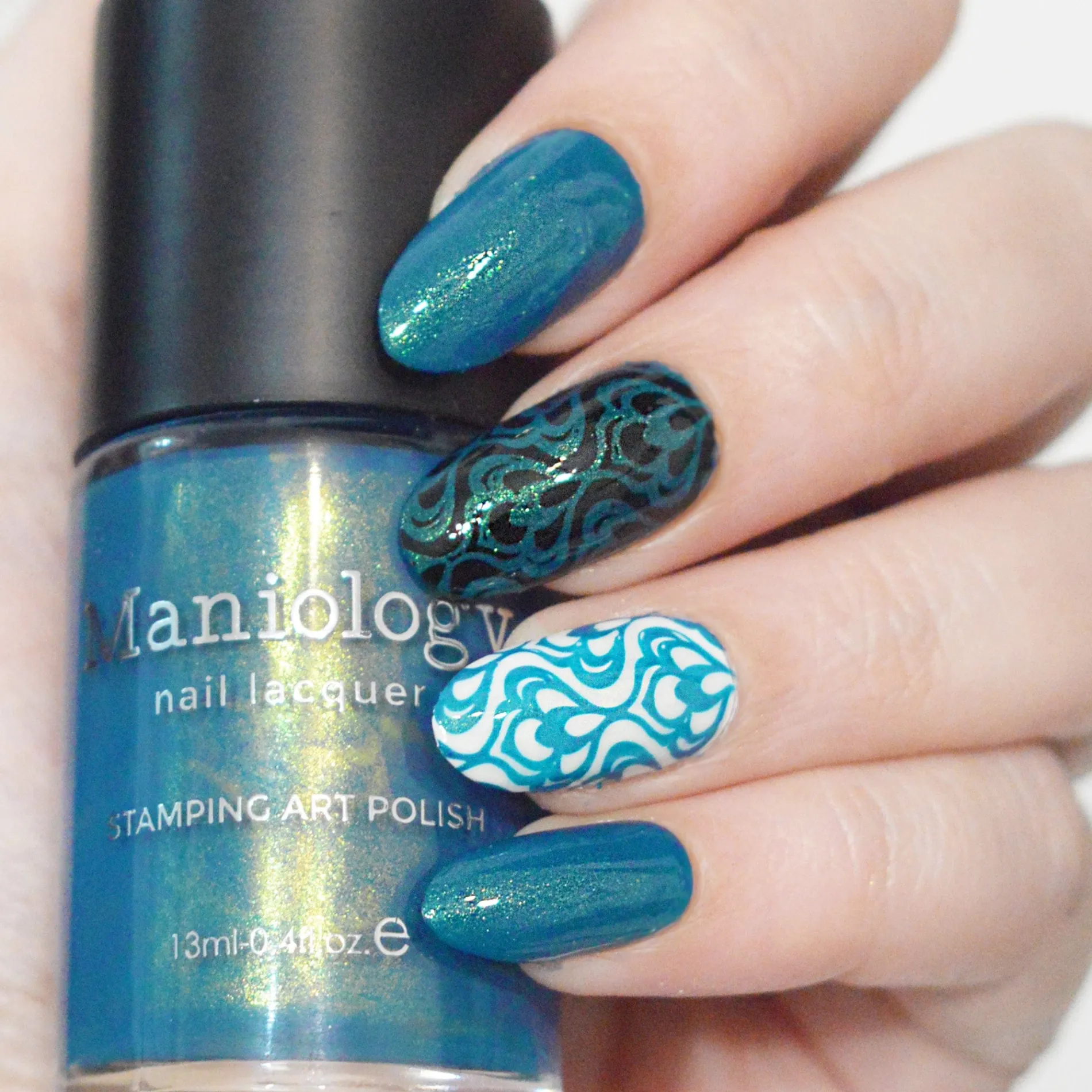 Nightshade: 3-Piece Gold Shimmer Stamping Polish Set