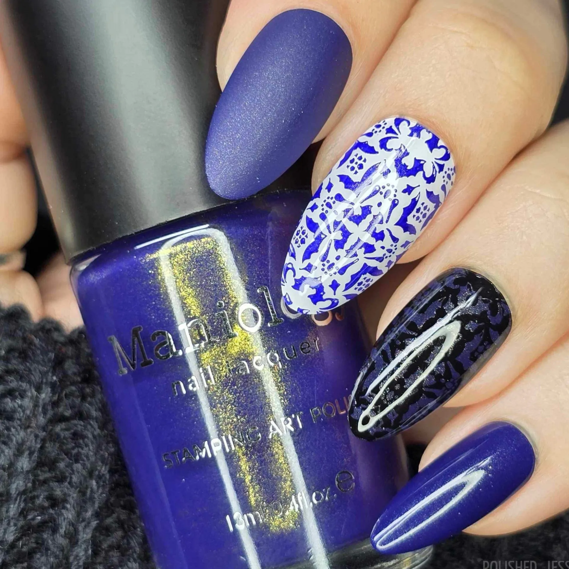Nightshade: 3-Piece Gold Shimmer Stamping Polish Set