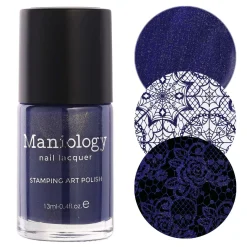 Nightshade: 3-Piece Gold Shimmer Stamping Polish Set