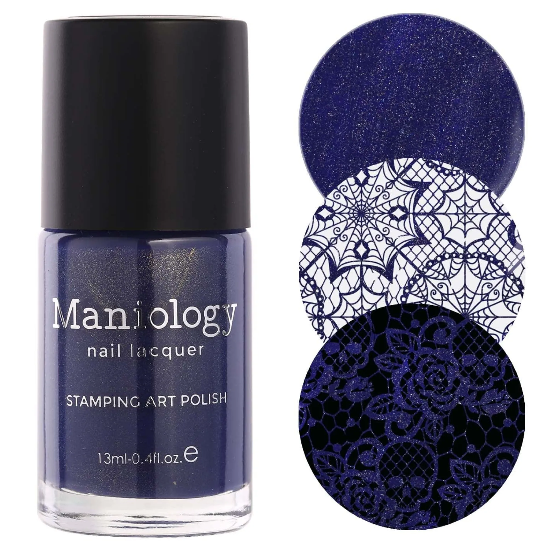 Nightshade: 3-Piece Gold Shimmer Stamping Polish Set