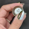 Ocean Crush: Deep Dive (P147) - Iridescent Green/Pink Jelly Flakies Nail Polish