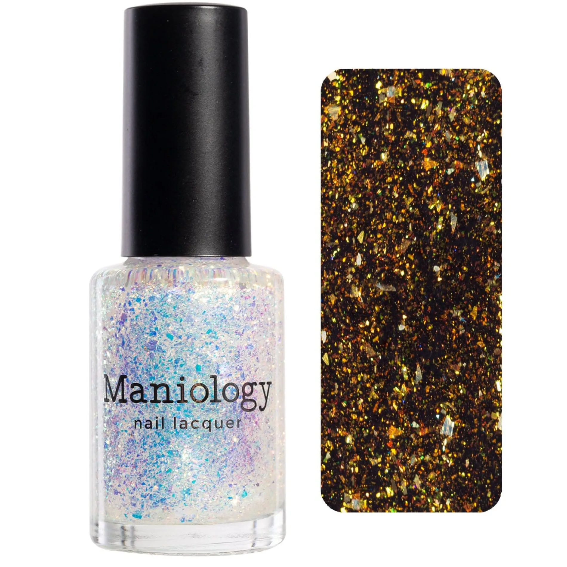 Ocean Crush: 3-Piece Flakie Iridescent Toppers Nail Polish Set