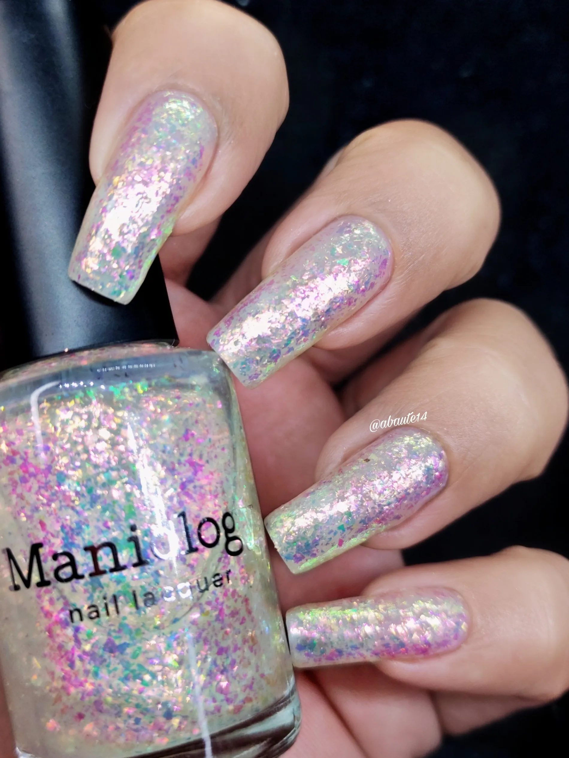 Ocean Crush: 3-Piece Flakie Iridescent Toppers Nail Polish Set