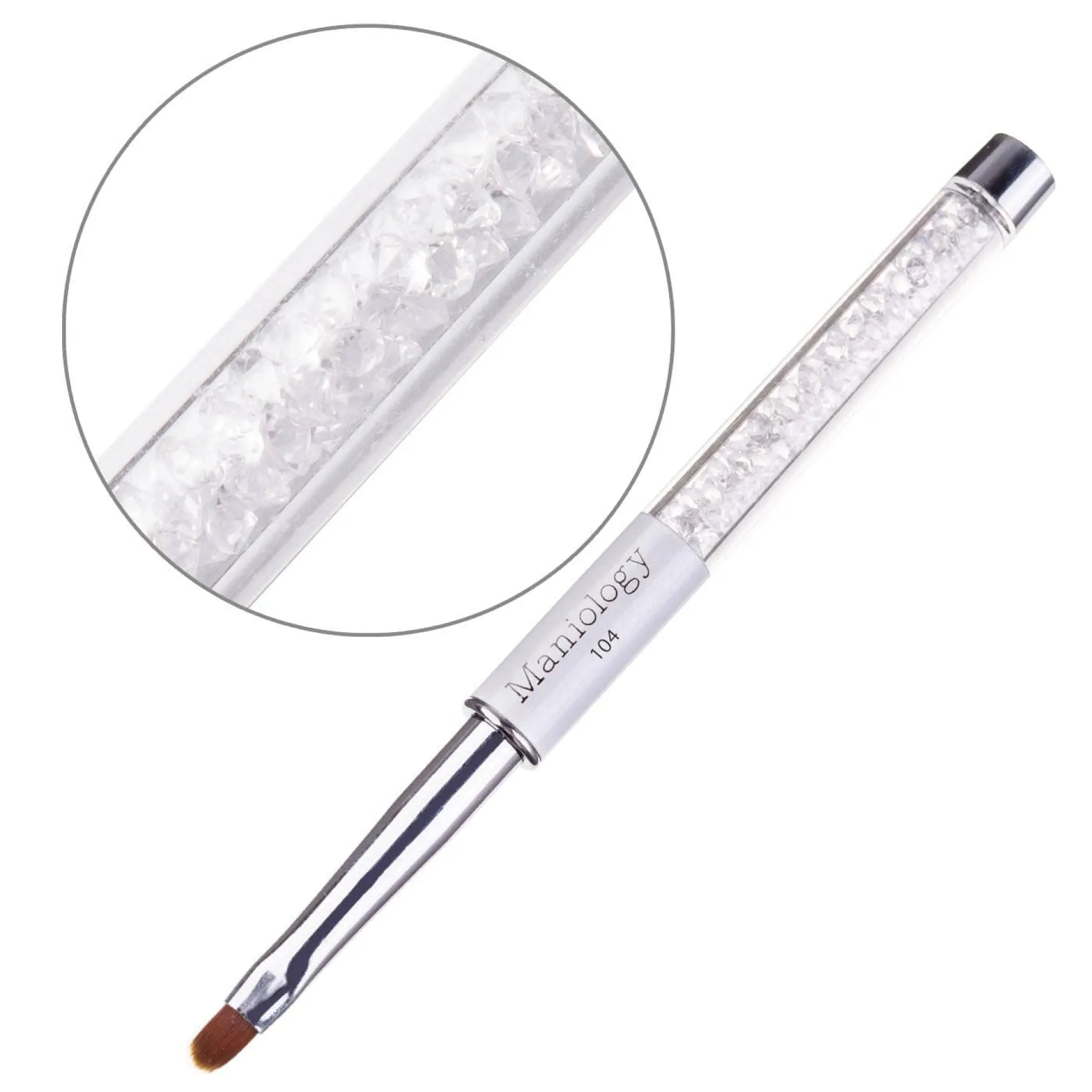 Painters Brush #104 - Premium Nail Art Manicure Brush Line