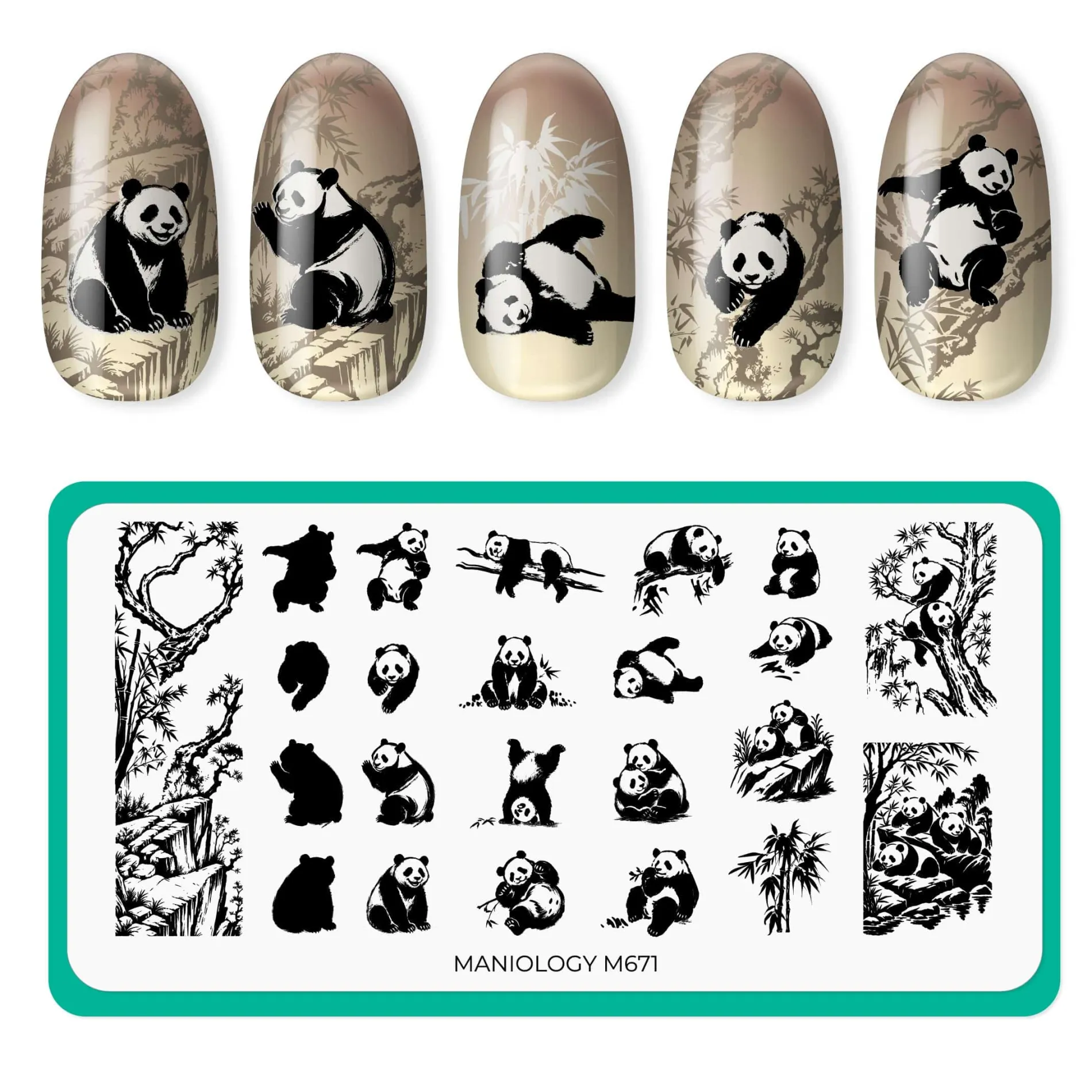 Pand-a-monium (M671) - Nail Stamping Plate