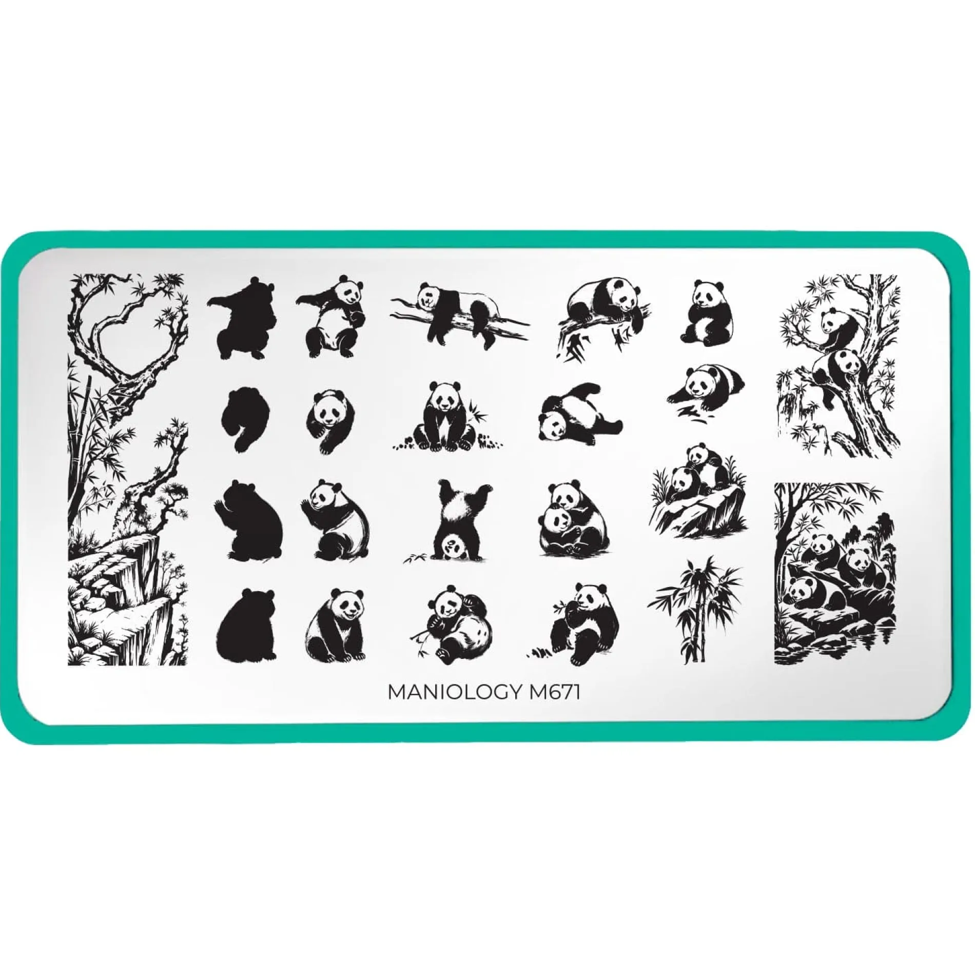 Pand-a-monium (M671) - Nail Stamping Plate
