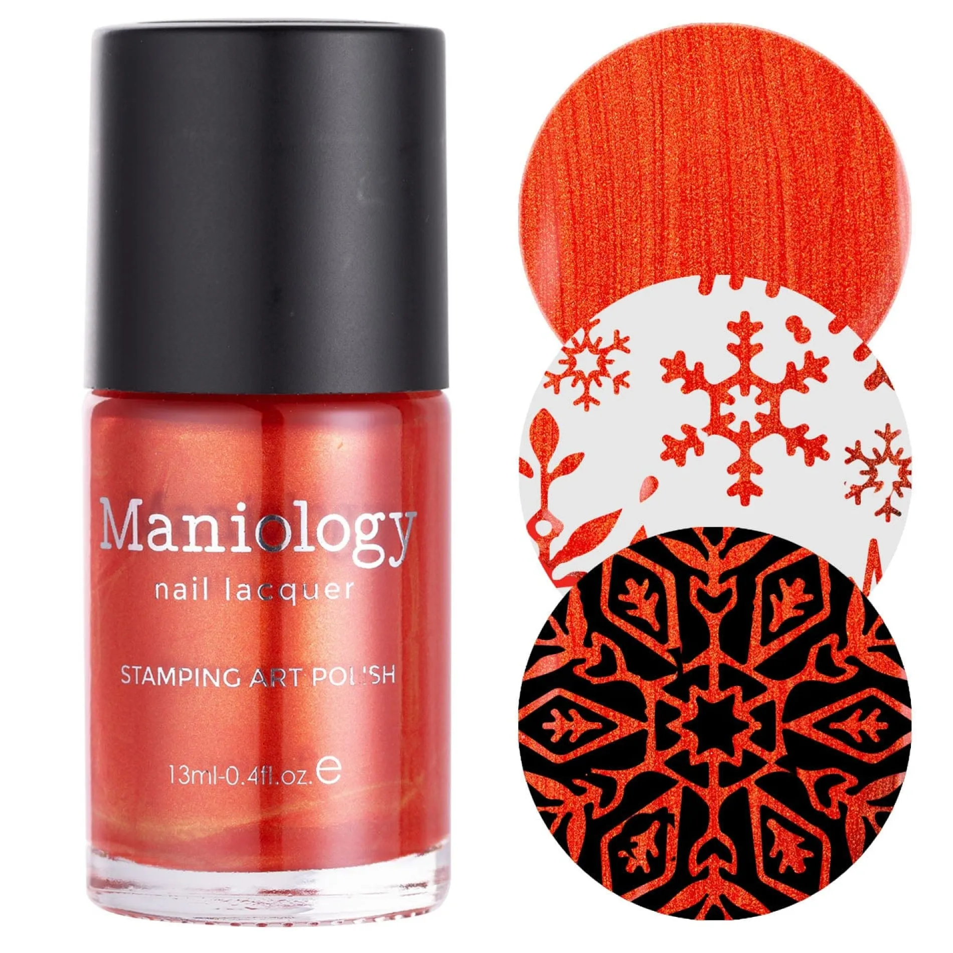 Parade: Candy Cane (B458) - Red Duochrome Stamping Polish