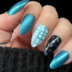 Parade: North Pole (B459) - Blue Metallic Stamping Polish