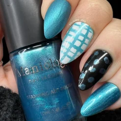 Parade: North Pole (B459) - Blue Metallic Stamping Polish