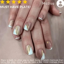 Pardon My French: French Tip Nail Stamping Starter Kit