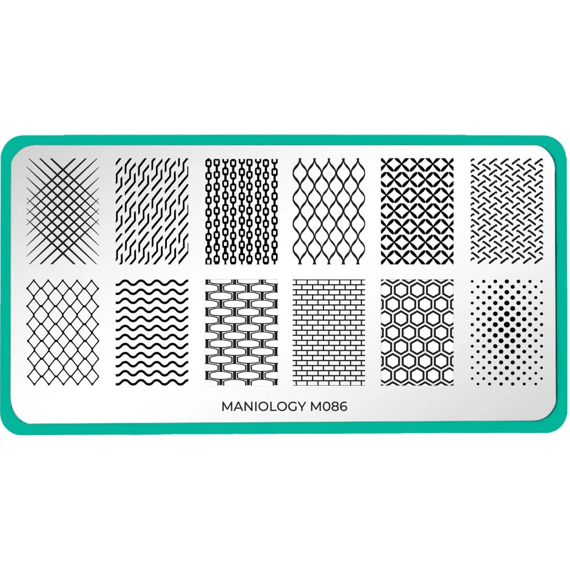 Patterns: Chain Reaction (m086) - Nail Stamping Plate