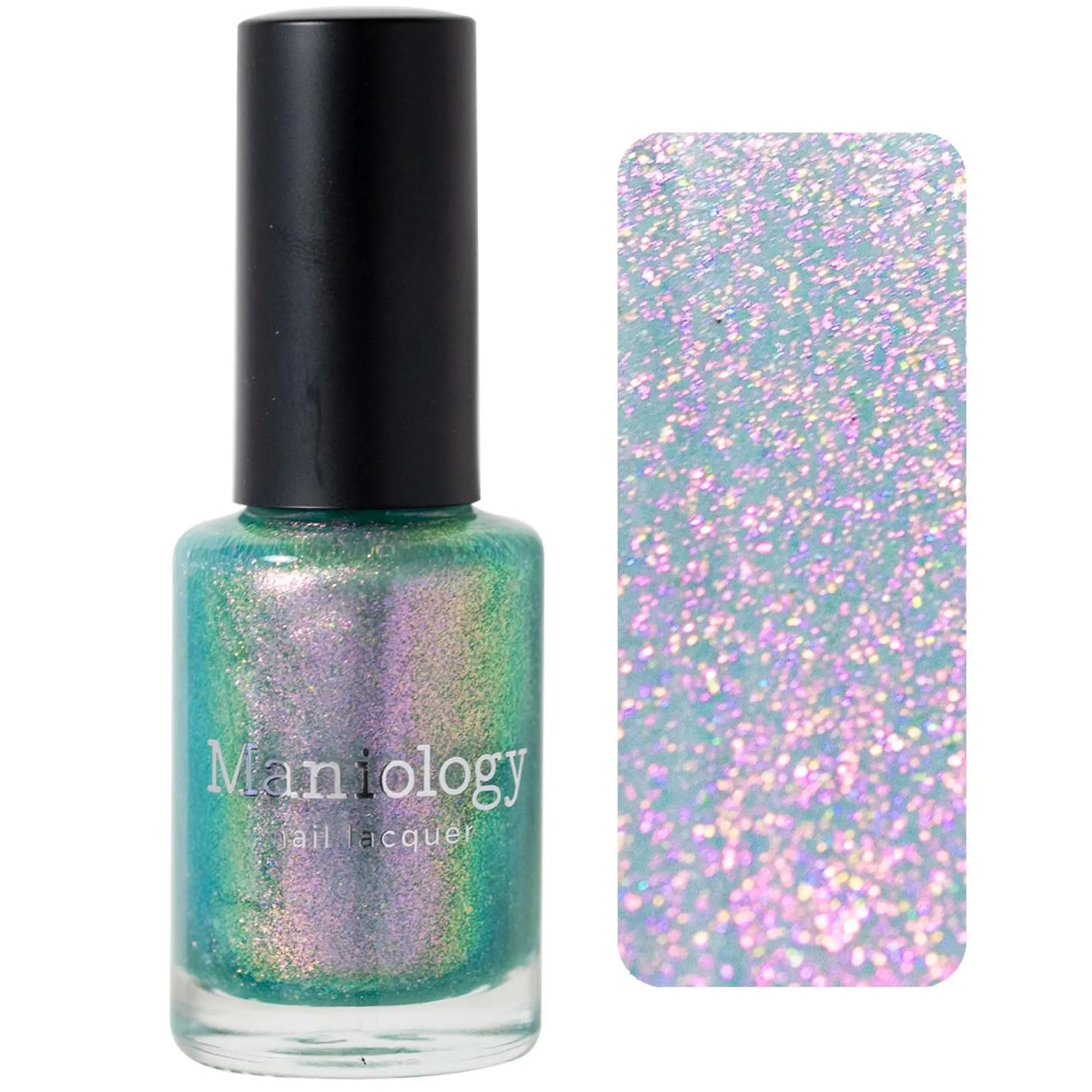 Pau Hana: Blue Hawaii (P133) - Sheer Teal Flakie Nail Polish