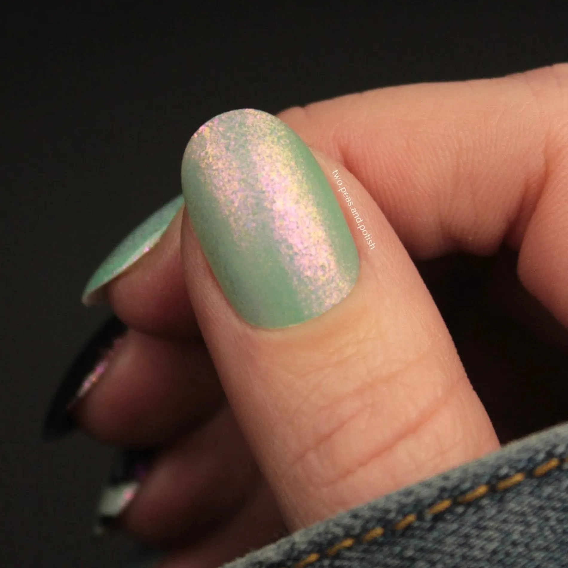 Pau Hana: Blue Hawaii (P133) - Sheer Teal Flakie Nail Polish