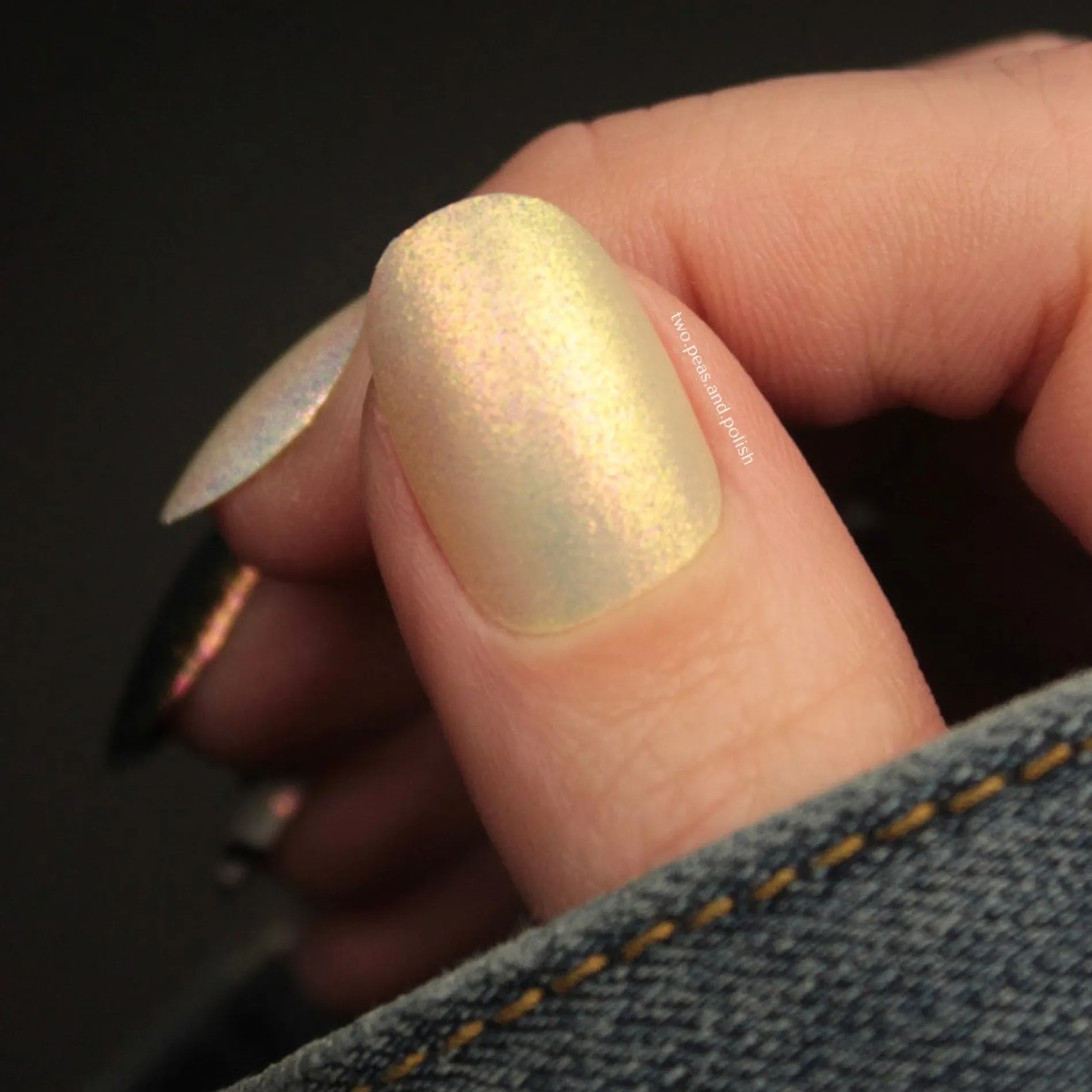 Pau Hana: Pina Colada (P131) - Sheer White Flakie Nail Polish