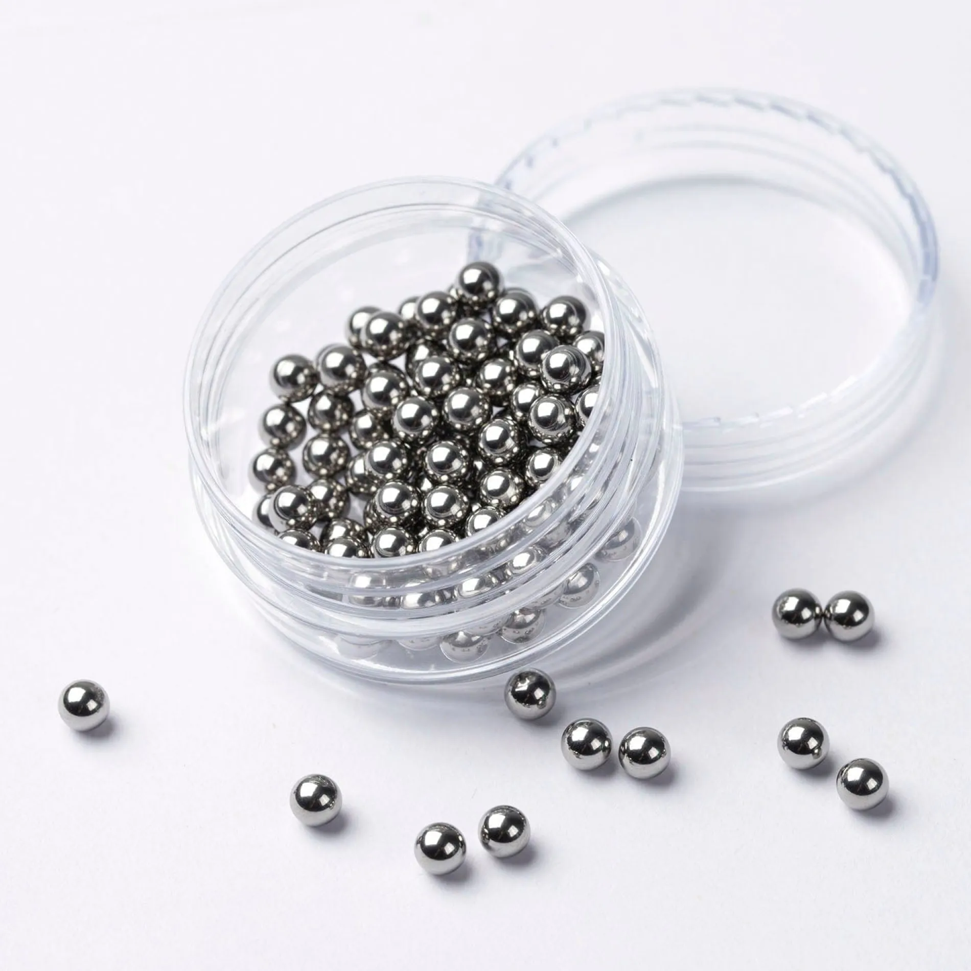 100pc Metal Mixing Beads For Nail Polish