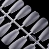 300pcs Full Cover Nail Tips for Extension in 15 Sizes - Medium Coffin