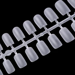 300pcs Full Cover Nail Tips for Extension in 15 Sizes - Short Square