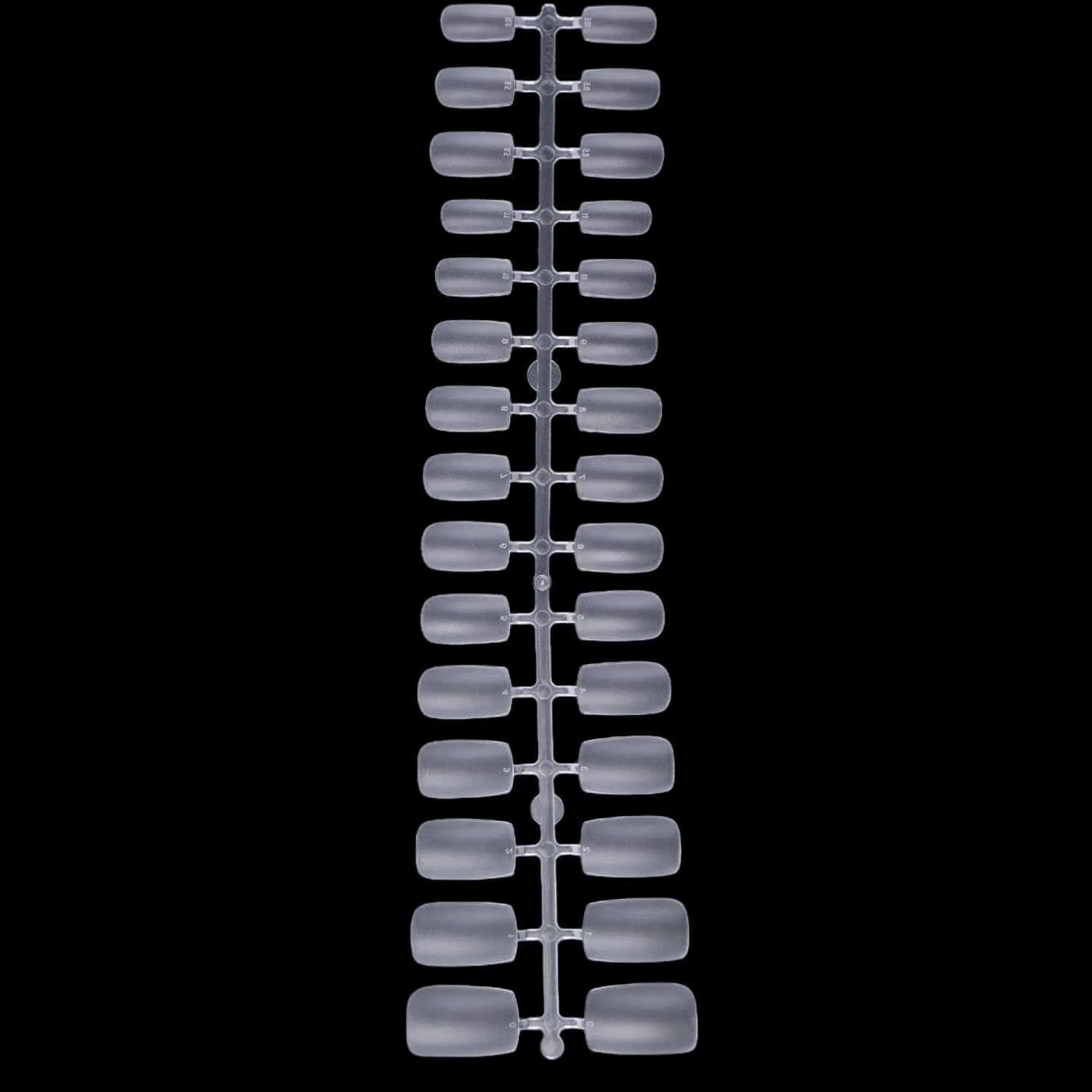 300pcs Full Cover Nail Tips for Extension in 15 Sizes - Short Square