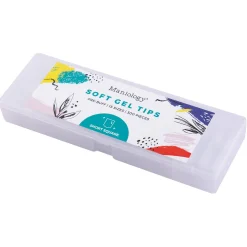 300pcs Full Cover Nail Tips for Extension in 15 Sizes - Short Square