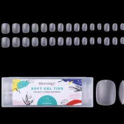 300pcs Full Cover Nail Tips for Extension in 15 Sizes - XS Squoval
