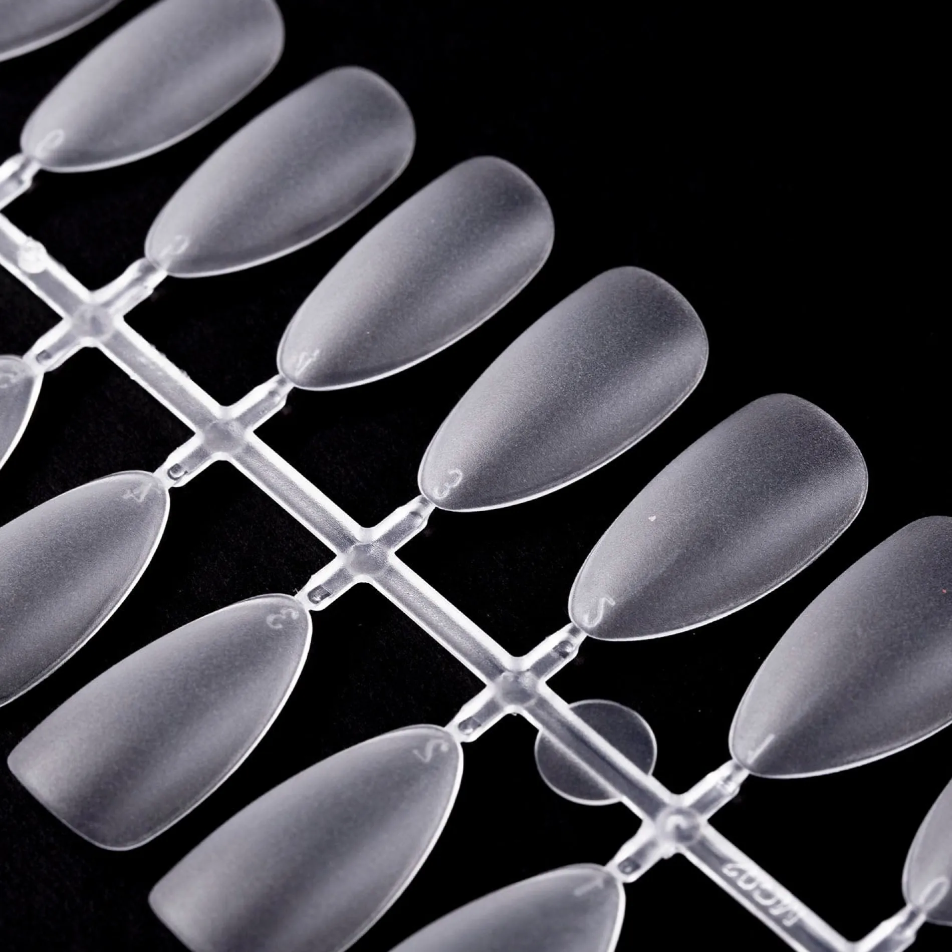 300pcs Full Cover Nail Tips for Extension in 15 Sizes - Medium Almond