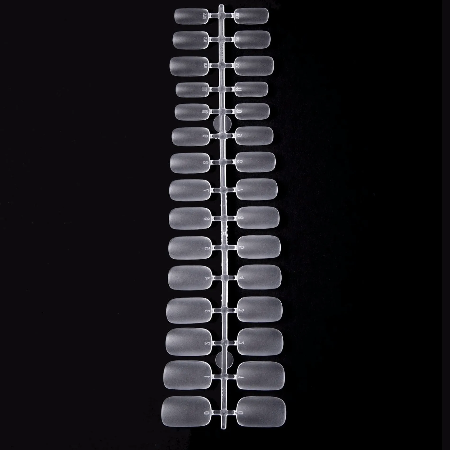 300pcs Full Cover Nail Tips for Extension in 15 Sizes - Short Squoval