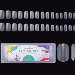 300pcs Full Cover Nail Tips for Extension in 15 Sizes - Short Squoval