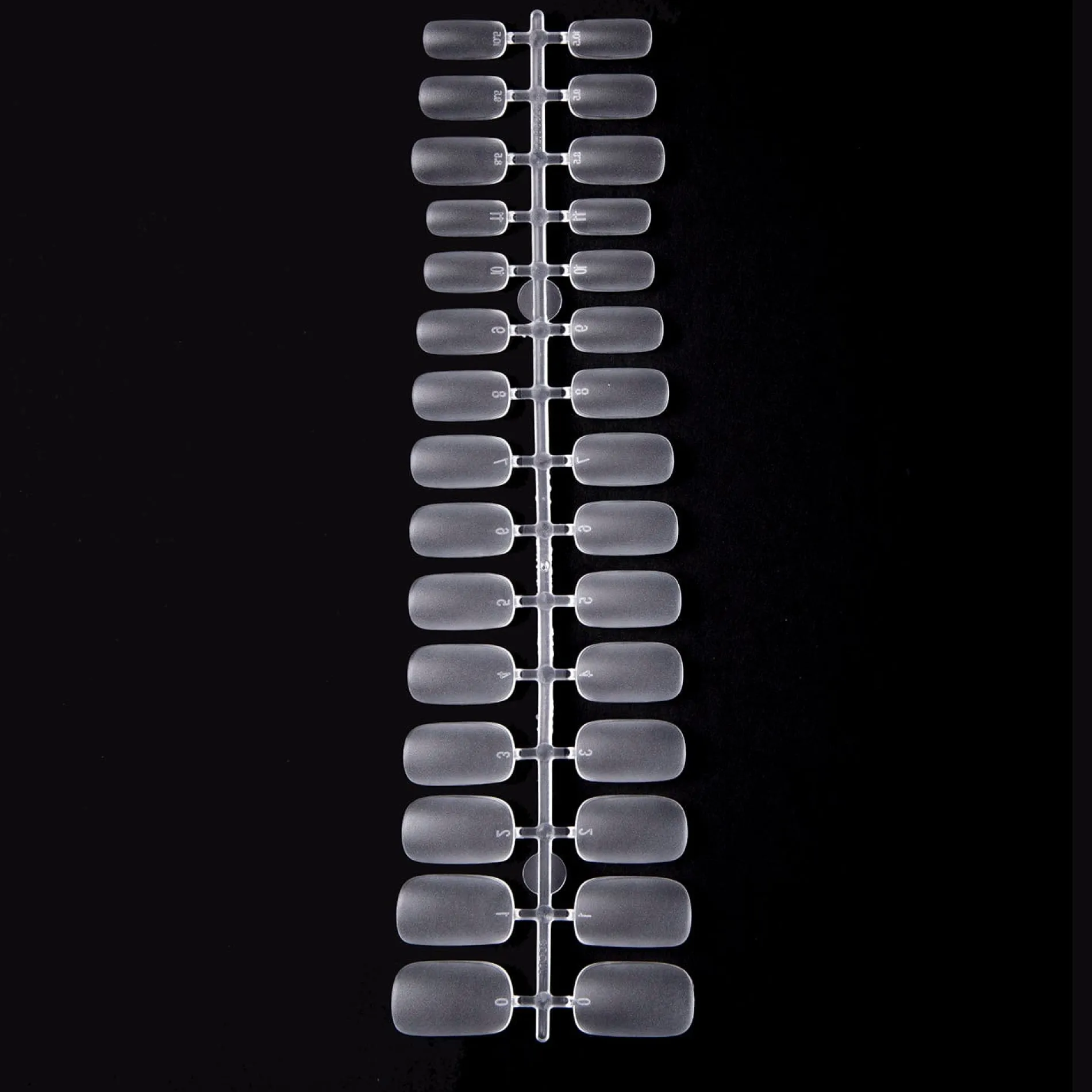 300pcs Full Cover Nail Tips for Extension in 15 Sizes - Short Squoval