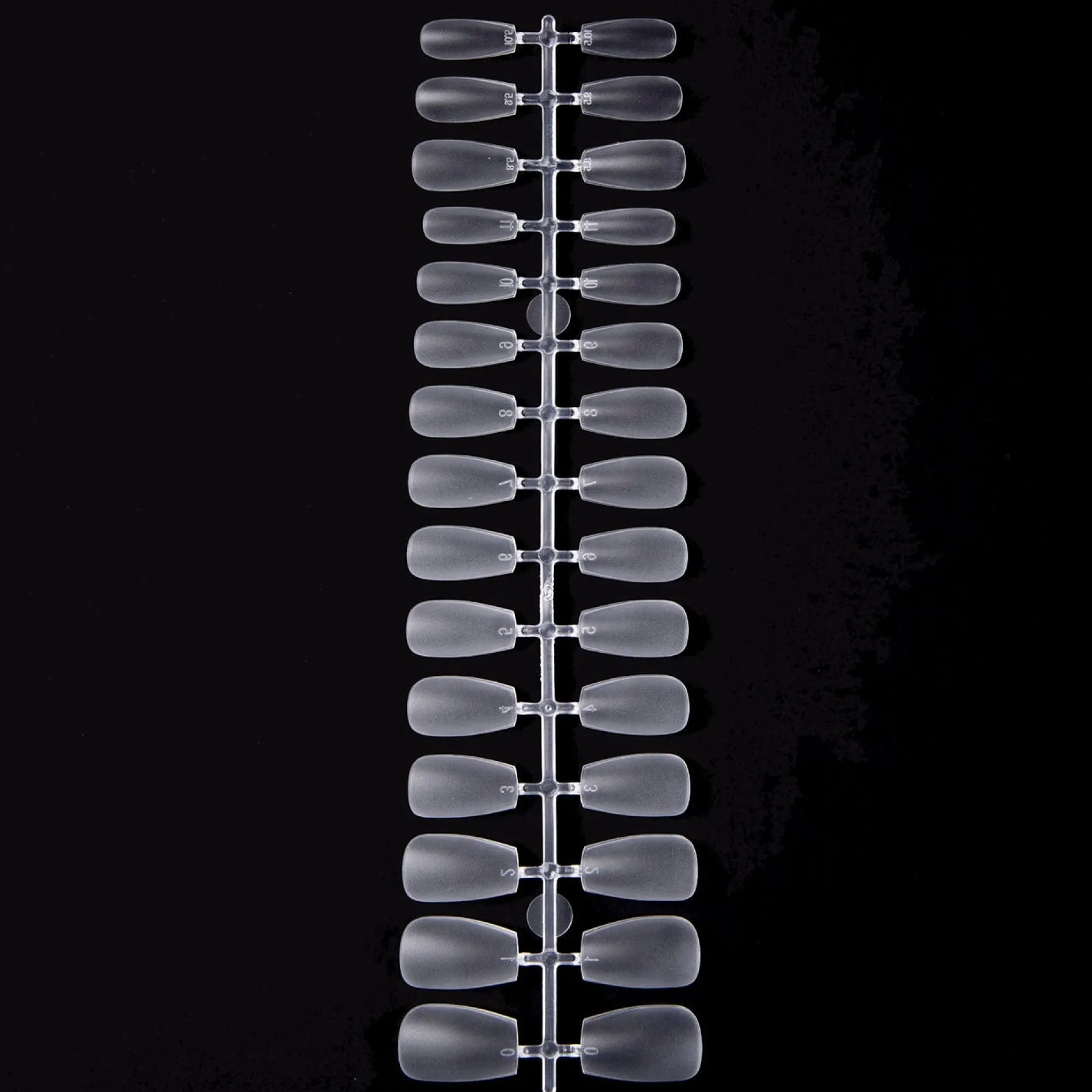 300pcs Full Cover Nail Tips for Extension in 15 Sizes - Short Coffin