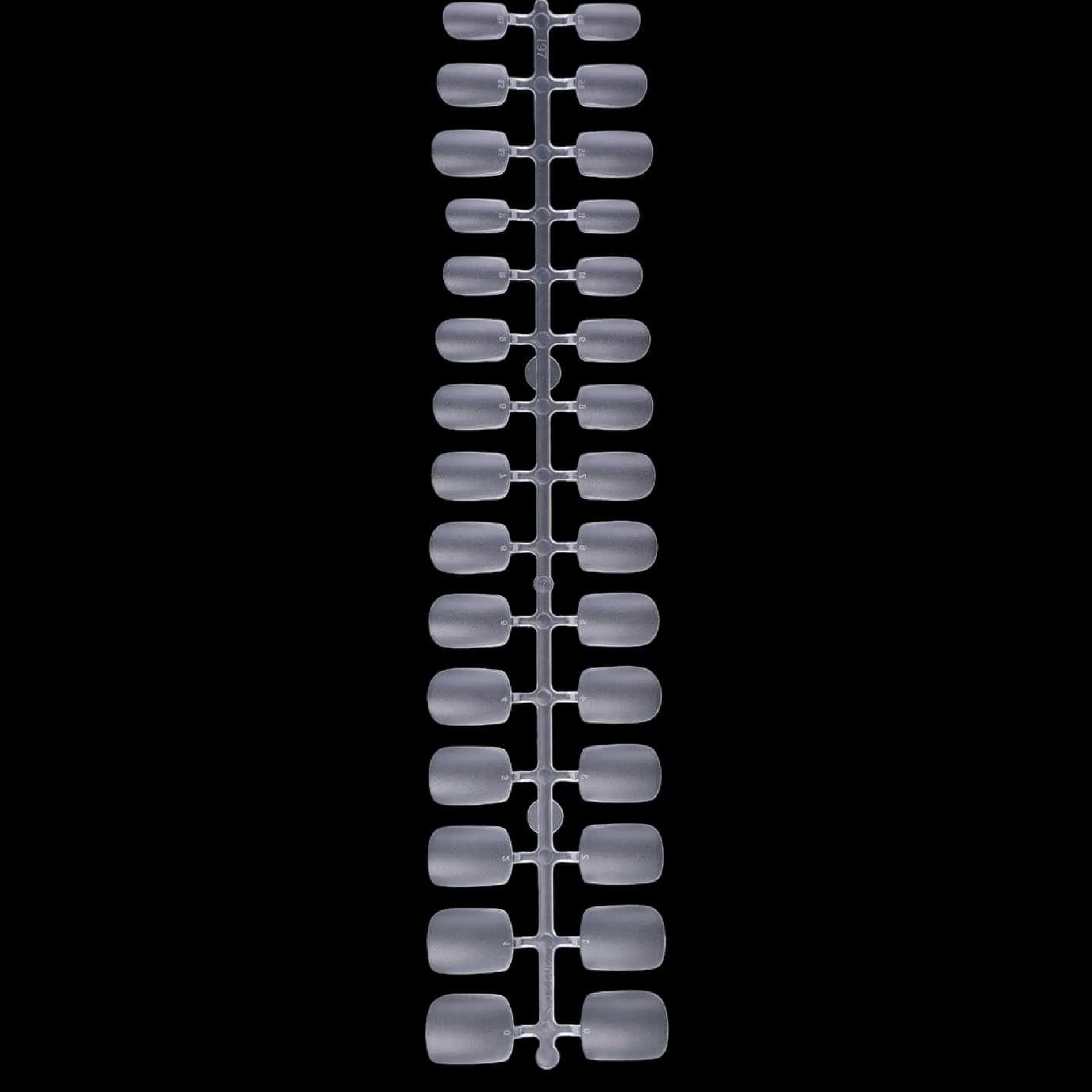 300pcs Full Cover Nail Tips for Extension in 15 Sizes - XS Square