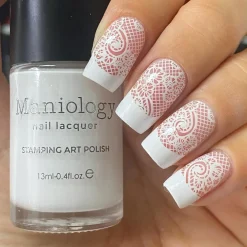 Perfect Trio - Bam! White + Straight Up Black Stamping Polish + Smudge Free Top Coat 3pc Bundle