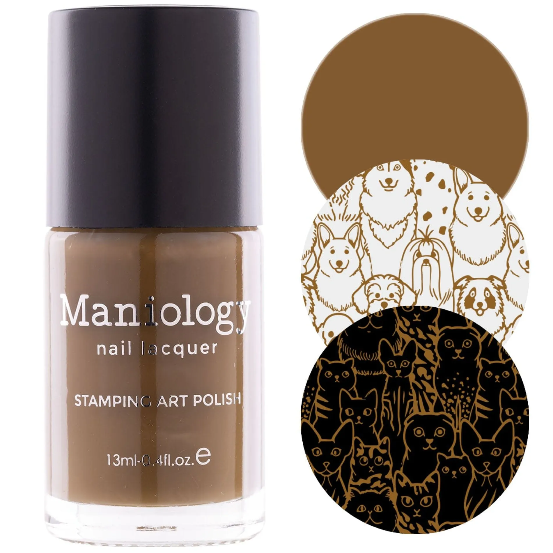 Perfect Trio: 3 Piece Caramel Delight Stamping Polish Collection