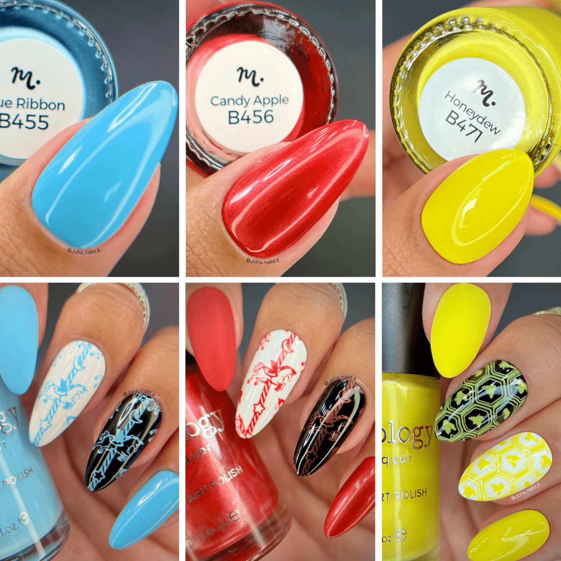 Perfect Trio: 3 Piece Carnival Stamping Polish Collection