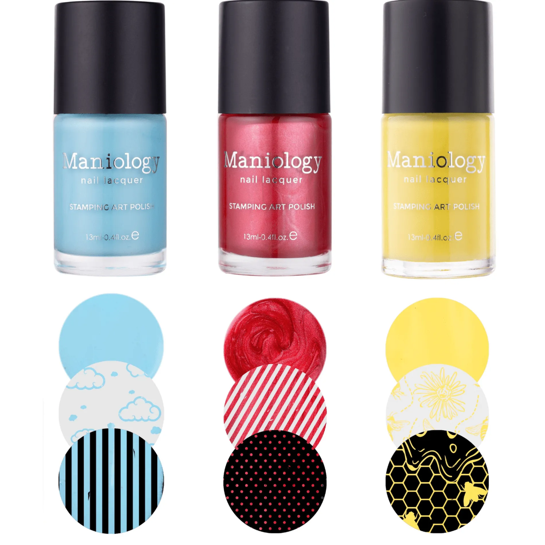 Perfect Trio: 3 Piece Carnival Stamping Polish Collection