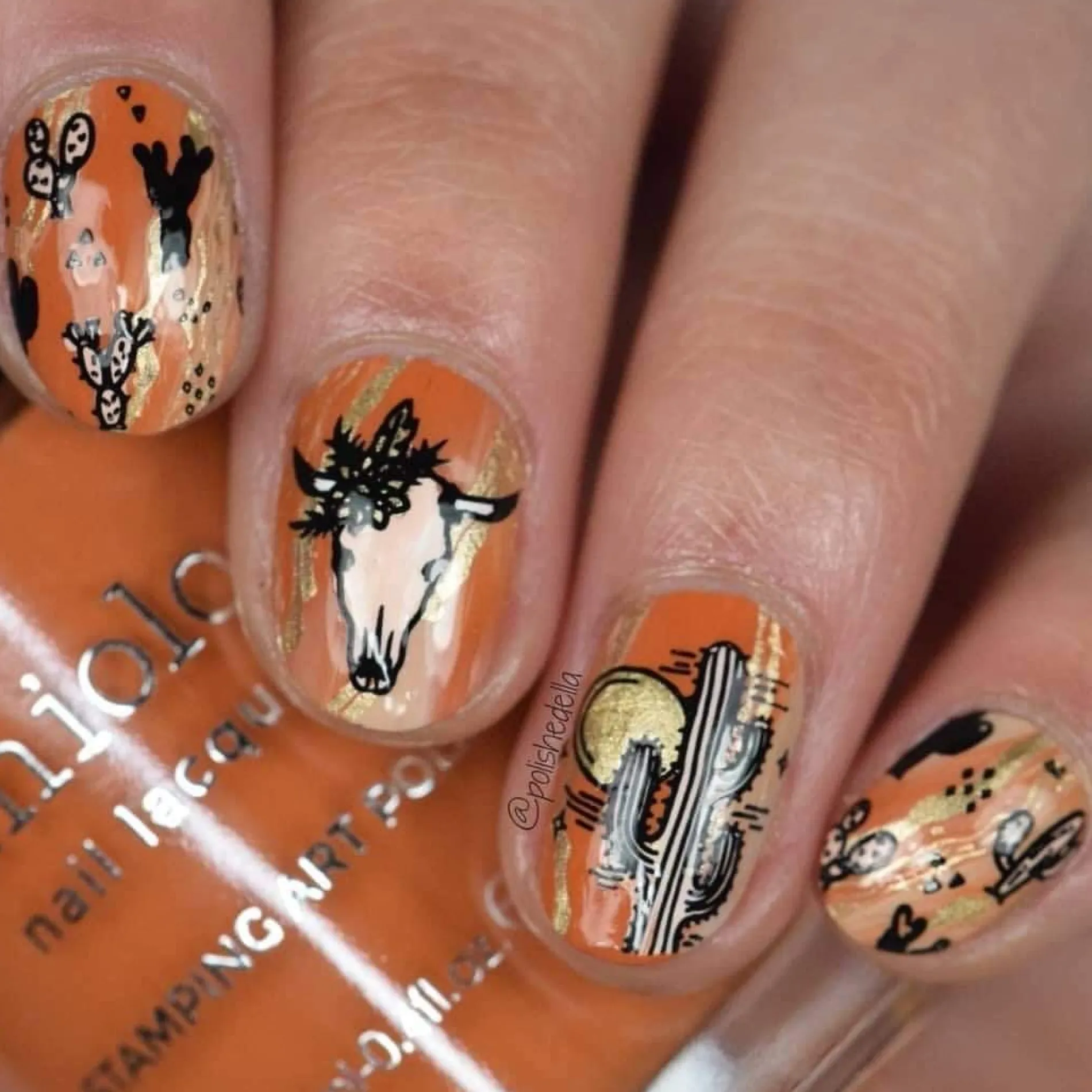 Perfect Trio: 3-Piece Desert Dwellers Nail Stamping Polish Set