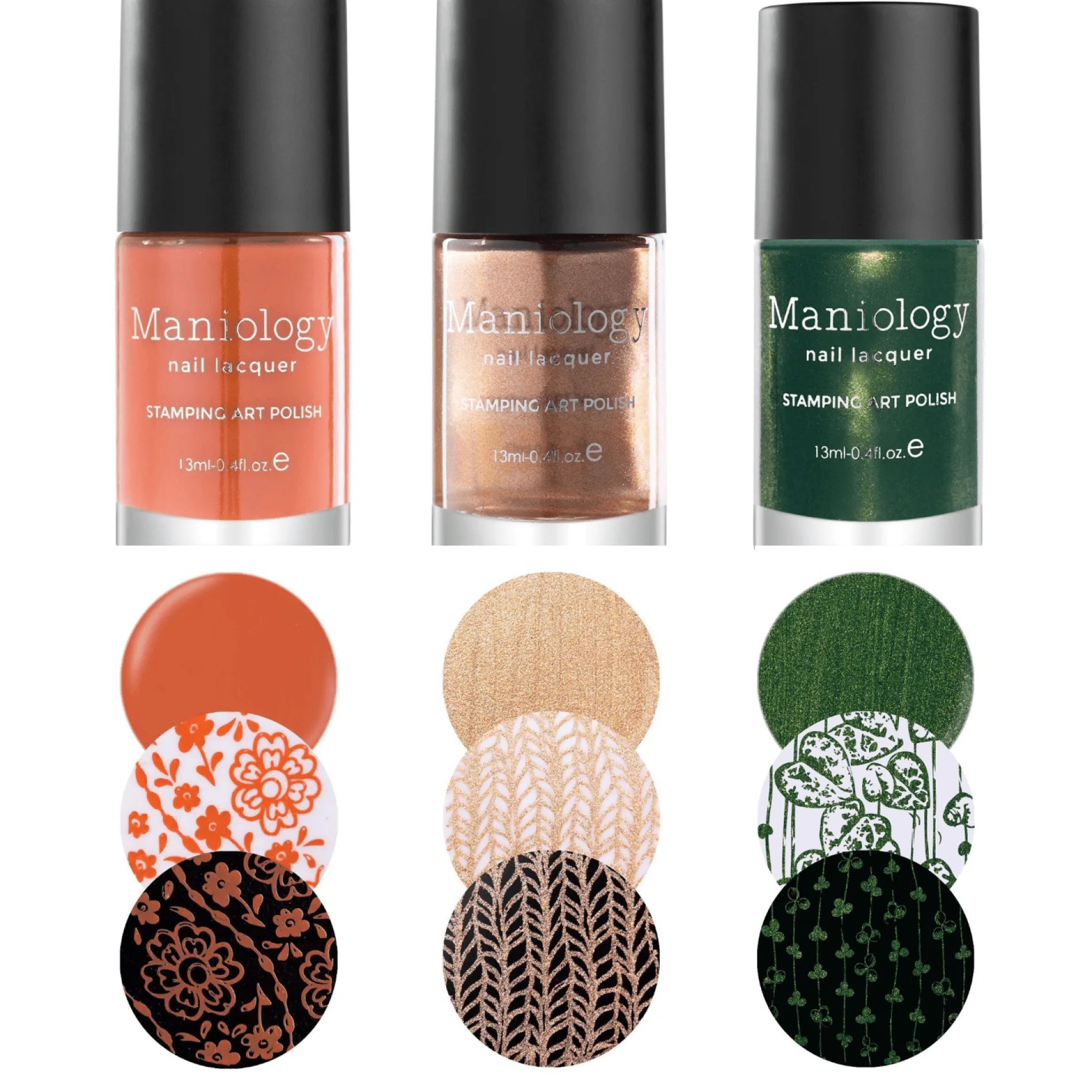Perfect Trio: 3-Piece Desert Dwellers Nail Stamping Polish Set