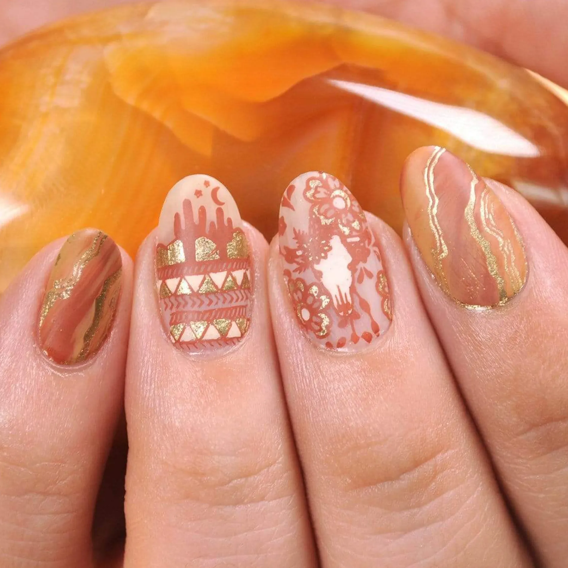 Perfect Trio: 3-Piece Desert Dwellers Nail Stamping Polish Set