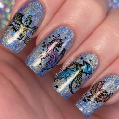 Perfect Trio: 3-Piece Frozen Lake Nail Stamping Polish Set