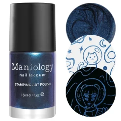 Perfect Trio: 3-Piece Frozen Lake Nail Stamping Polish Set