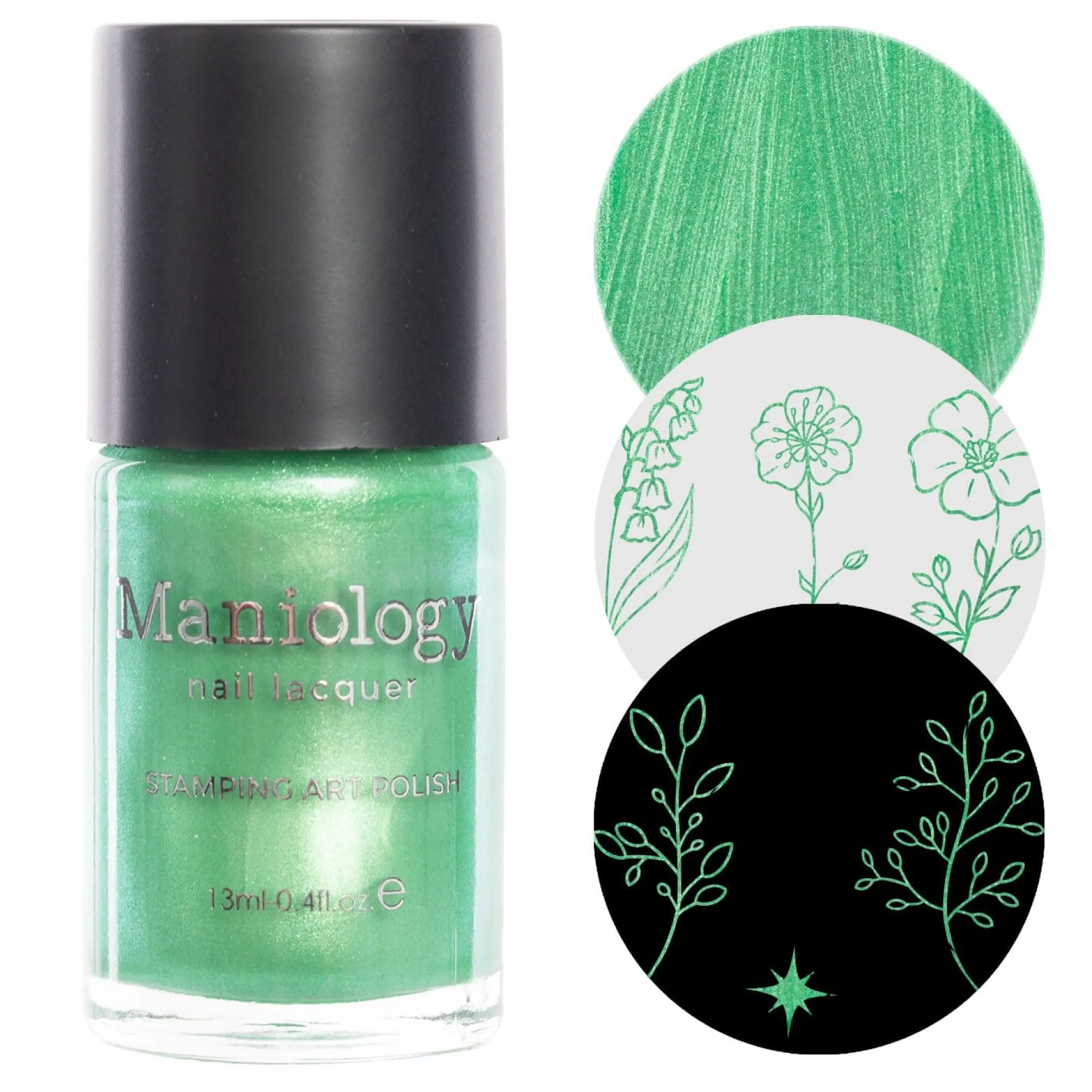 Perfect Trio: 3 Piece Garden Glow Stamping Polish Collection
