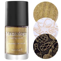 Perfect Trio: 3-Piece Lucky Clover Nail Stamping Polish Set