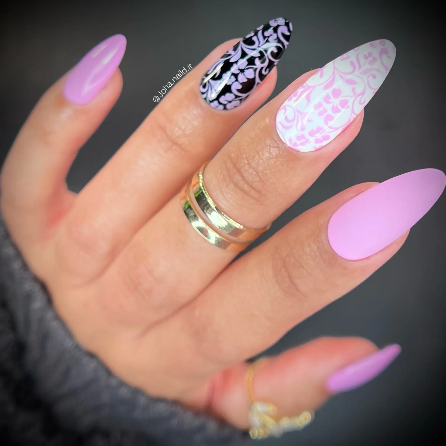 Perfect Trio: 3 Piece Pink Petals Stamping Polish Collection